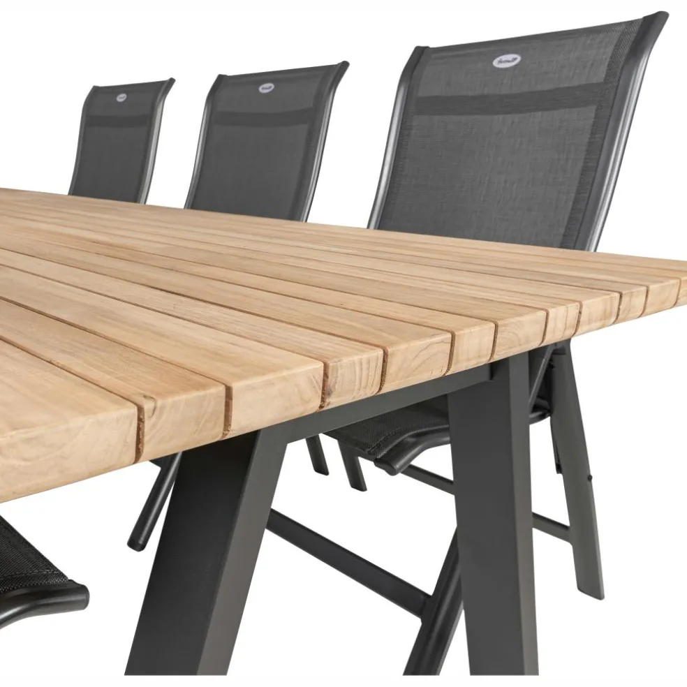 TASTE by 4 Seasons Ambassador 240 x 100 cm Alice 6 tuinset anthracite