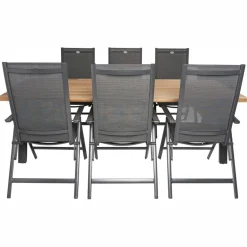 TASTE by 4 Seasons Ambassador 240 x 100 cm Aruba 6 tuinset anthracite