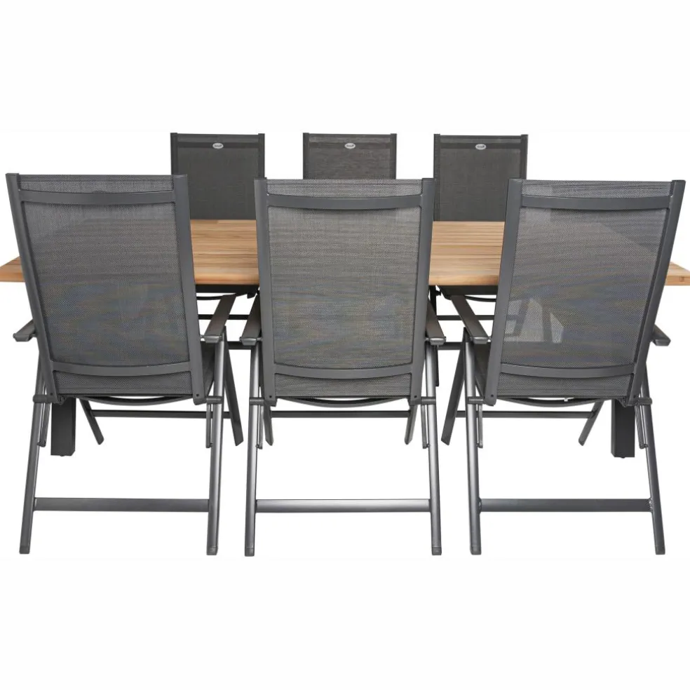 TASTE by 4 Seasons Ambassador 240 x 100 cm Aruba 6 tuinset anthracite