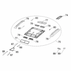 Telair 06239 Dual Clima Luchtkanaal adapter 20 mm