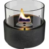 Tenderflame Café 14 tafelvuur lava porcelain black