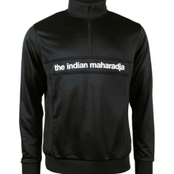 The Indian Maharadja  Poly Terry Half Zip hockeytrui junior black