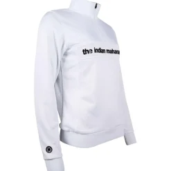 The Indian Maharadja  Poly Terry Half Zip hockeytrui dames white