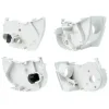 Thule 6300 eindplaten met draaimechanisme links en rechts white