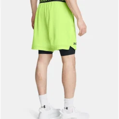 Under Armour  Vanish Woven 2-in-1 short heren morph green black