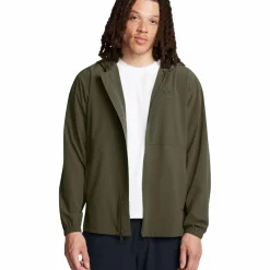 Under Armour  Vibe Woven trainingsjack heren marine OD green black