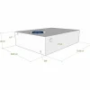 Vecam Watertank 95 liter 80 x 60 x 20 cm wit