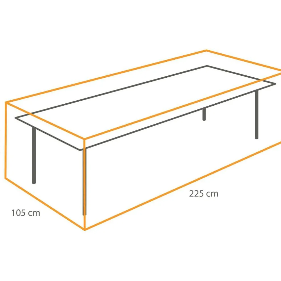 Winza Outdoor Covers Premium beschermhoes tafel 225 x 105 x 75